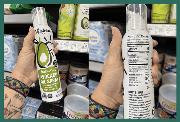 Avocado oil spray recommendation